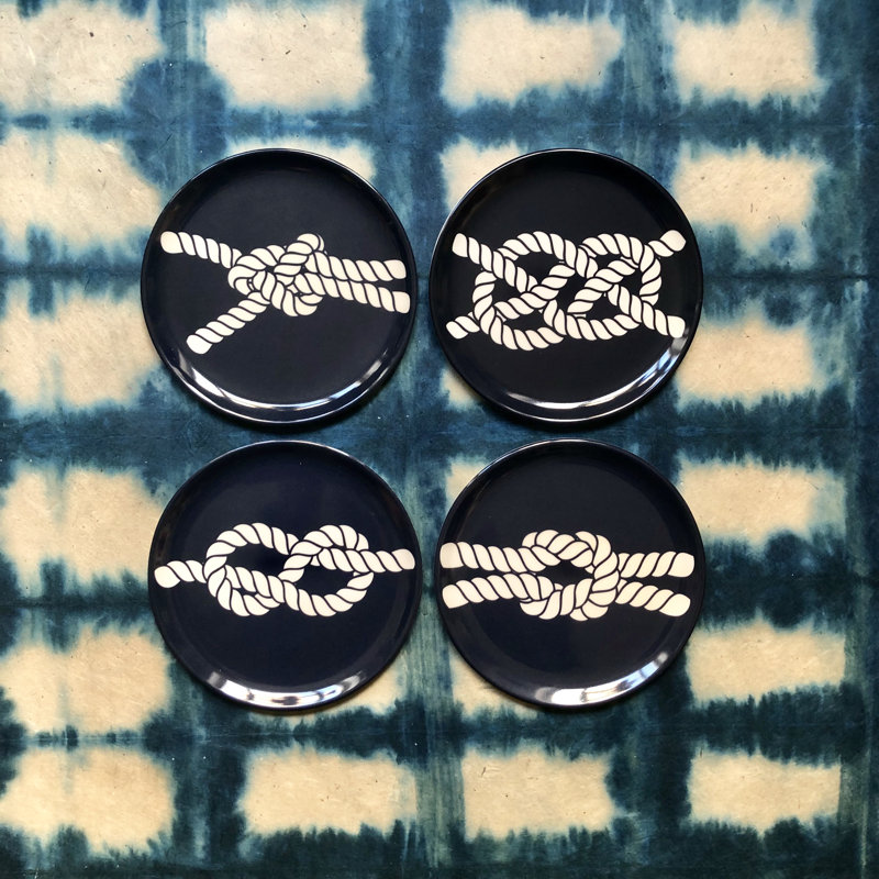 Sous-verres Scrimshaw