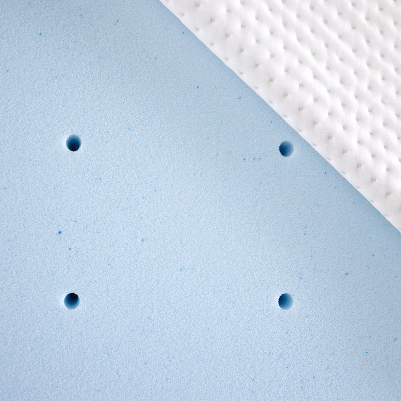 2'' Gel Memory Foam Mattress Topper with Graphene Infused Cover, California King