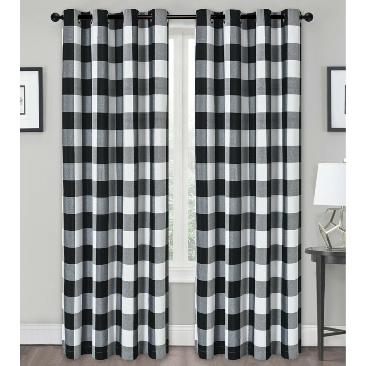 Estiven Cotton Blend Room Darkening Curtains / Drapes Pair