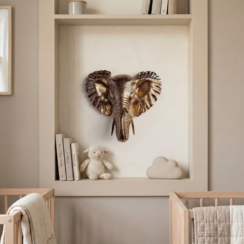 Handmade Glam Animals Resin Wall Decor