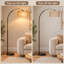 175cm Rattan Arched/Arc Floor Lamp