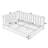 Upholstered bed frame with slats no box spring required-438955819