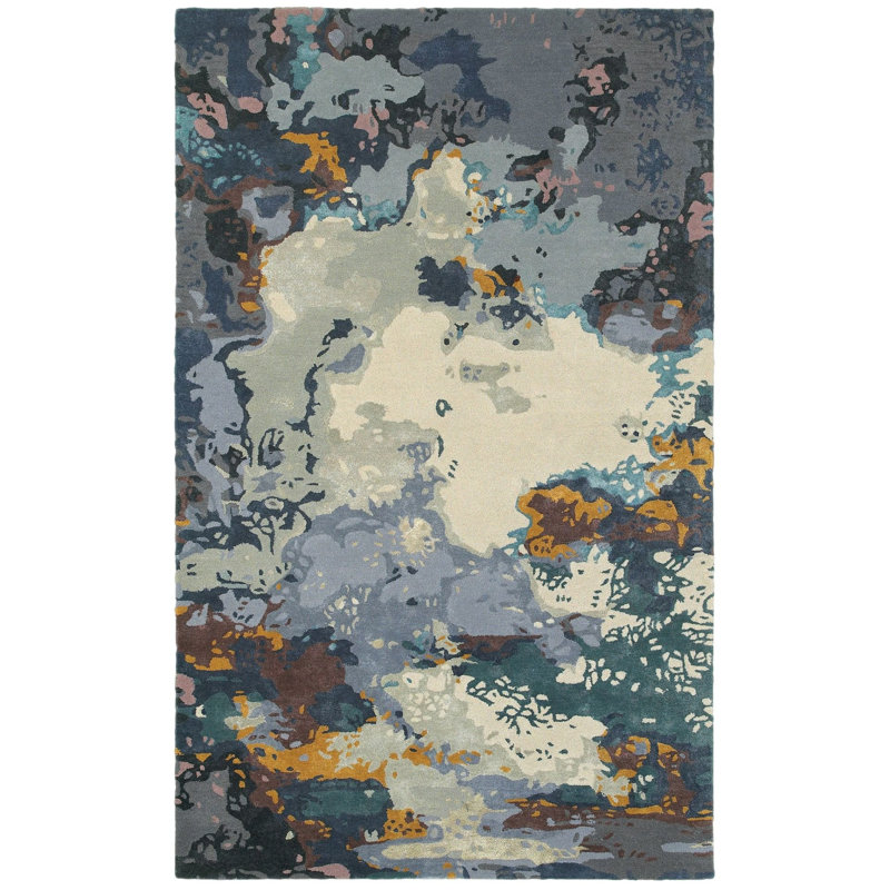 Tapis tissé Marbré, Rectangle 3 pi 9 po x 4 pi 11 po