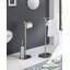 Free-Standing Toilet Brush and Holder