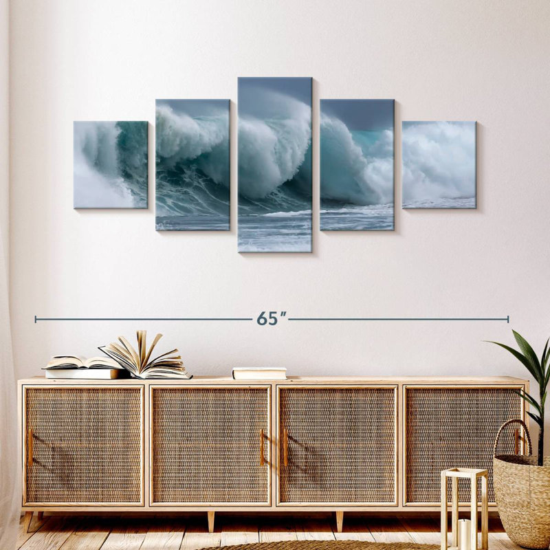 Monster Ocean Wave, 24" H x 55" W