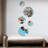 Abstract Wall Decor on Metal