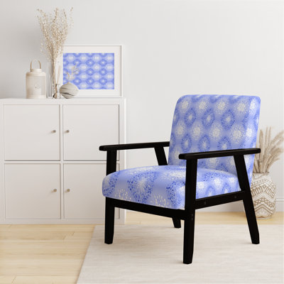 Chaise rembourrée moderne - fauteuil boho mandala