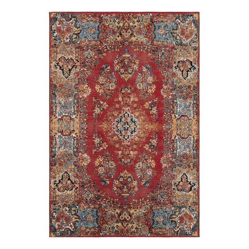 Tapis d'extérieur traditionnel, Rectangle 6 pi 1 po x 9 pi