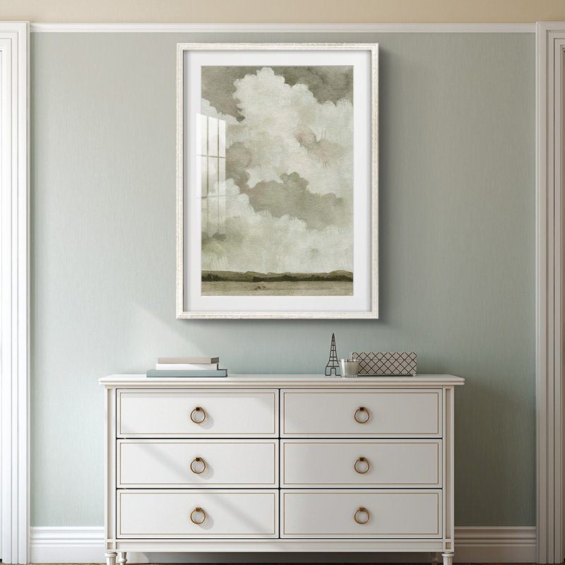«Balancing Act II» - Toile tendue avec châssis, H 28,5 po x l 20,5 po, Blanc