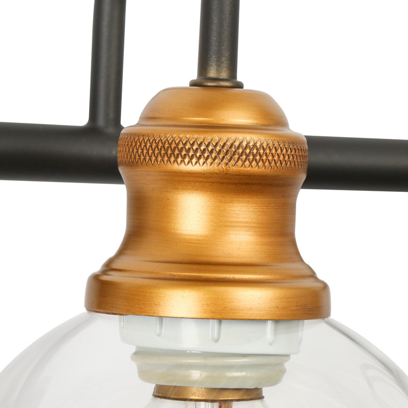Luminaire de meuble-lavabo à intensité variable en laiton doré Rito Alto, 5
