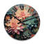 Horloge murale en bois massif Mounira-1039425774