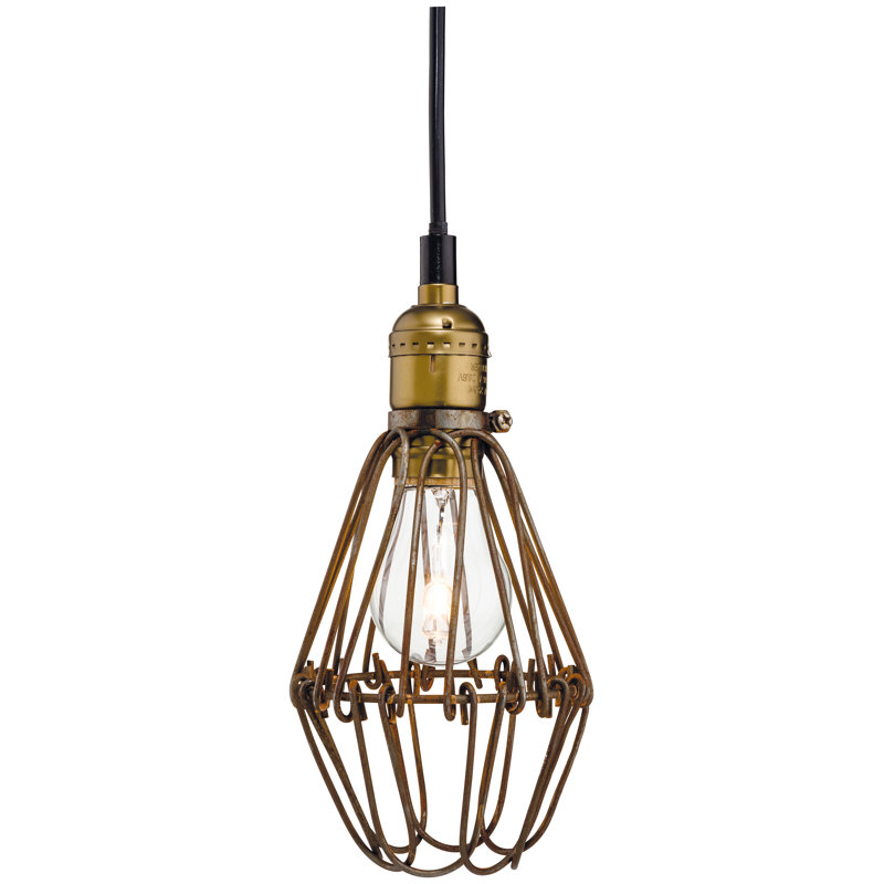 Arcade 1 - Light Single Pendant, Rustic Brown