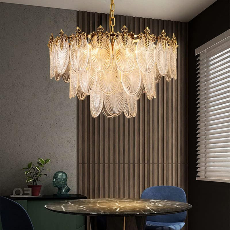 Lustre empire à DEL 8 lumières Meriam