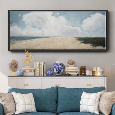 " Beach Stroll " Painting Print