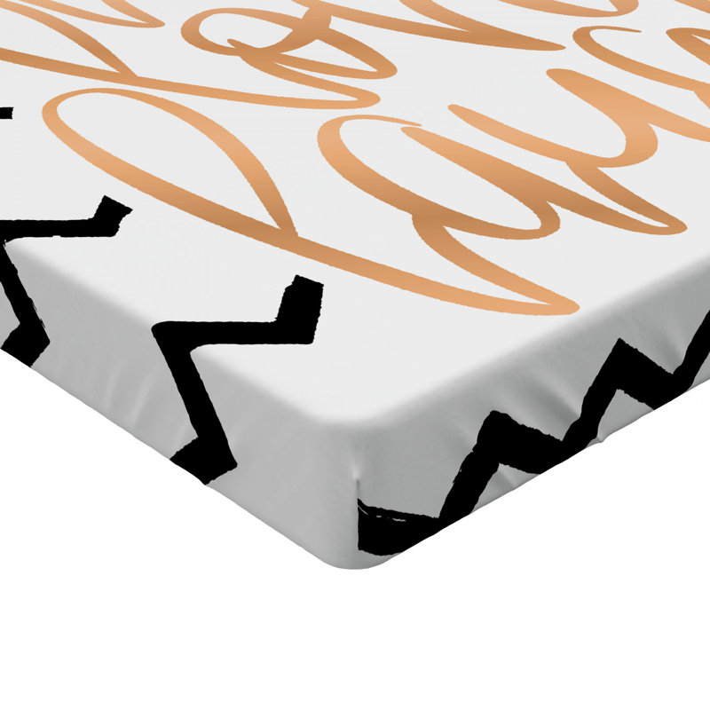 Microfiber Chevron Fitted Sheet, Queen Fitted Sheet