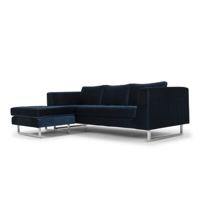 Liset 93.3"" Wide Left Hand Facing Sofa & Chaise -  Orren Ellis, 0237C57198E541828E5DB1556E38E8EC