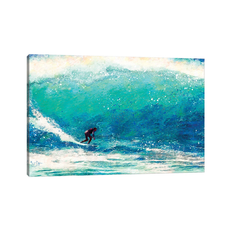 Catching The Wave by Lisa Robinson - Wrapped Canvas Painting, 66.04 cm H x 45.72 cm W x 1.91 cm D