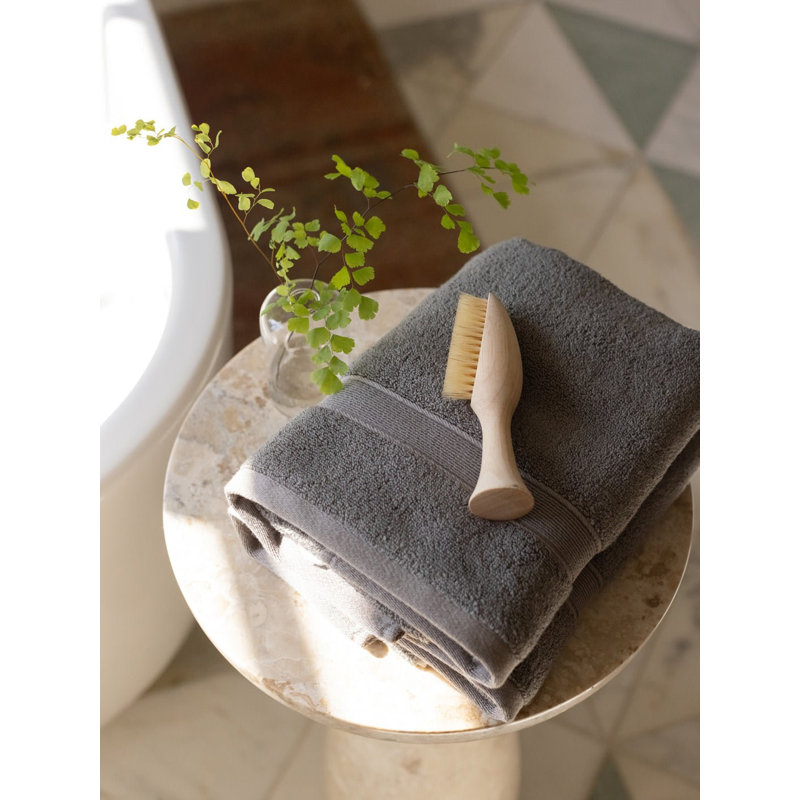 Luxe, Charcoal, Hand Towels - 2 Pack