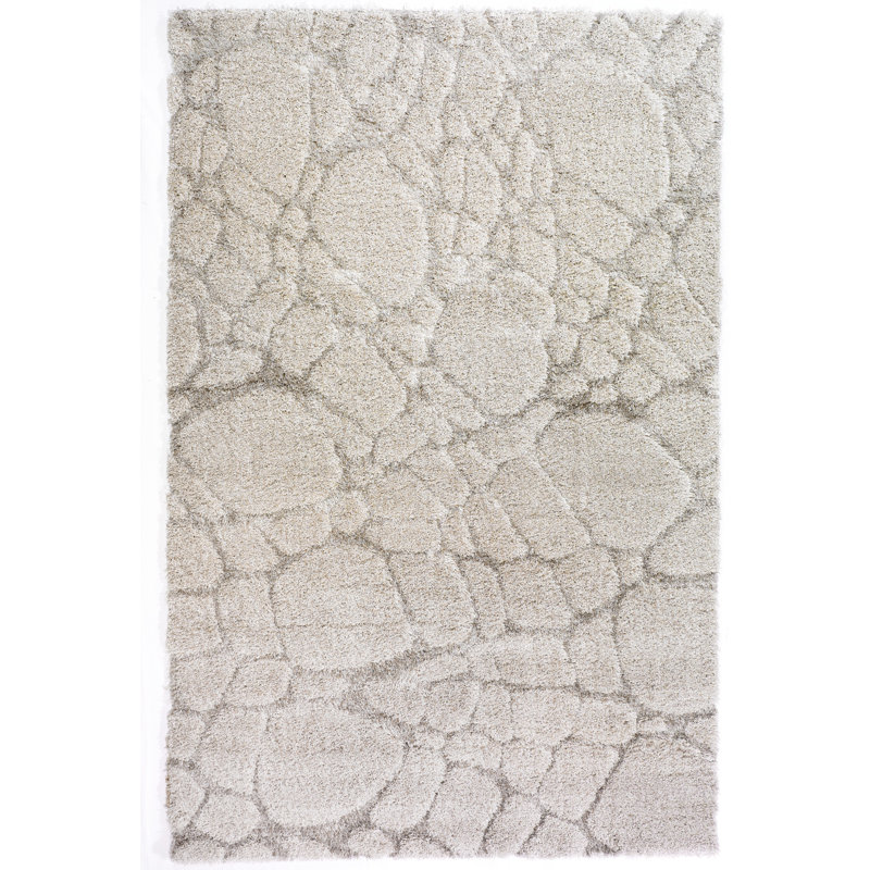 Tapis ivoire Helotes Marblesgy, Rectangle 7 pi 9,6 po x 11 pi 2 po