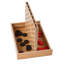 Jeu de voyage en bois 4 rangées