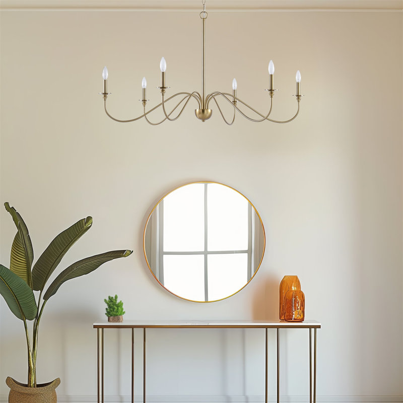 Dhruven 6 - Light Dimmable Chandelier
