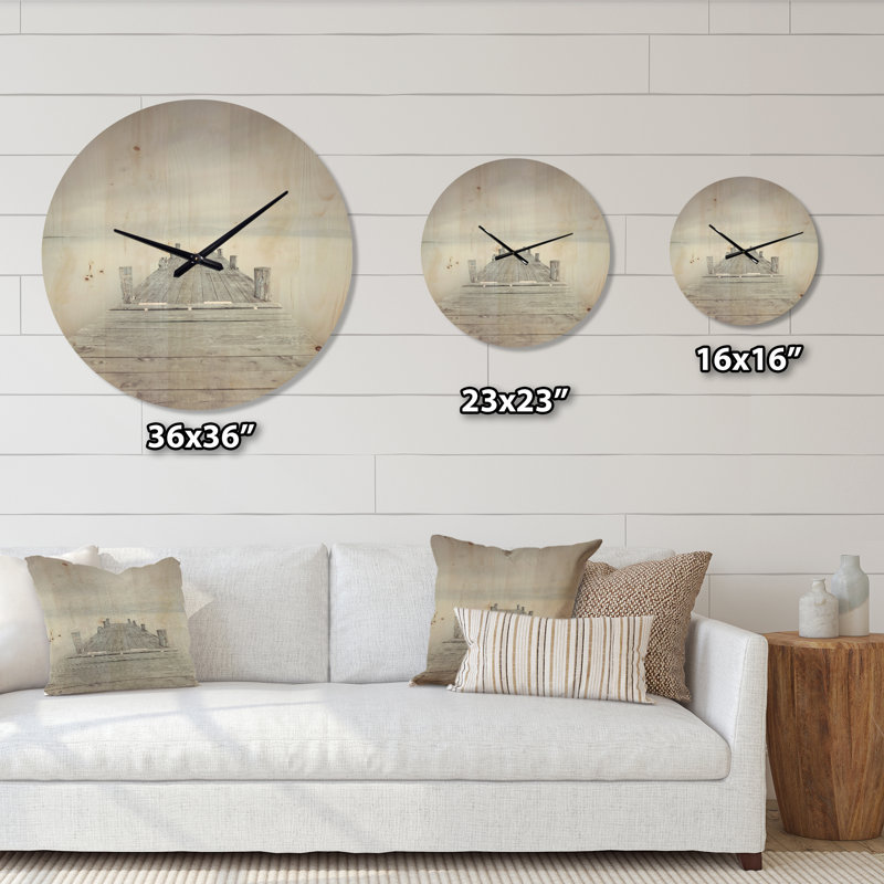 Horloge murale en bois, Grand