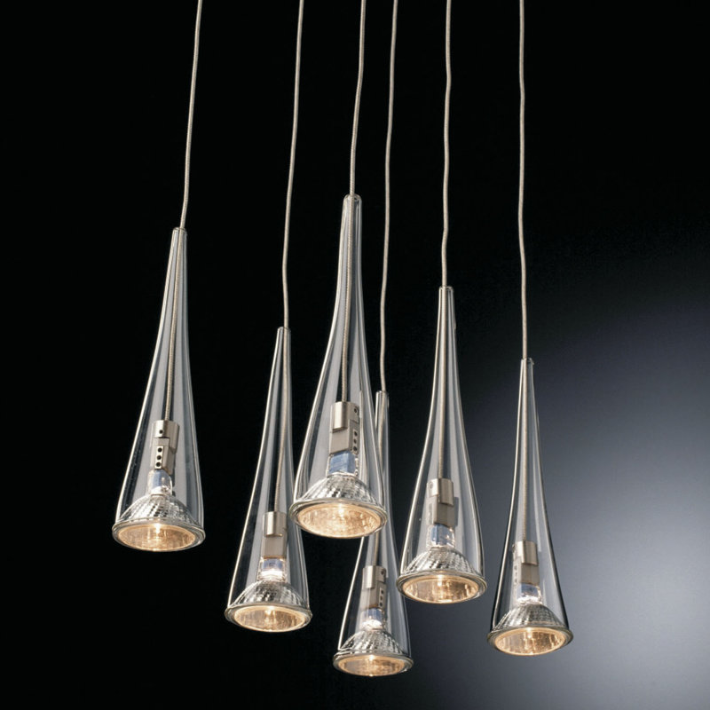 Giancarlo 6 - Light Kitchen Island Pendant