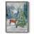 Winter Gathering Framed Print - Solid Wood-3069172