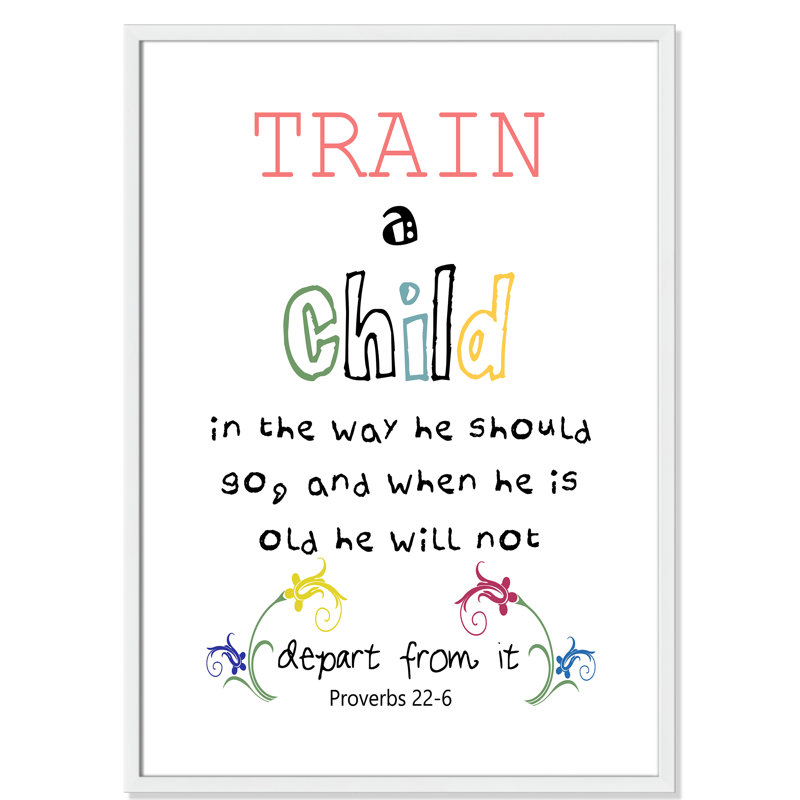 «Train a Chile Train a Child», impression sur papier, H 34,5 po x l 24,5 po x P 1,18 po, Encadré de boîte blanc