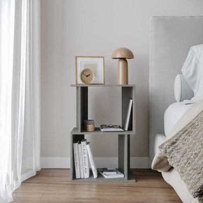 Sulmy Solid Wood Ladder Bookcase