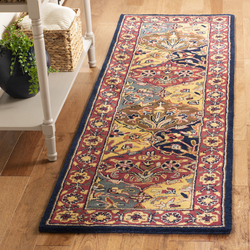 Wahcheechee Hand Tufted Wool Oriental Rug, Runner 2'3" x 10'