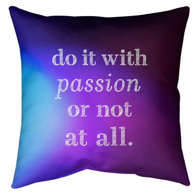 Coussin de sol inspiration passion