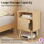 Table de chevet en rotin 22,83 po H