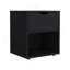 Aberdeeen 19.7-Inch High Nightstand End Table With Open Shelf-829534081