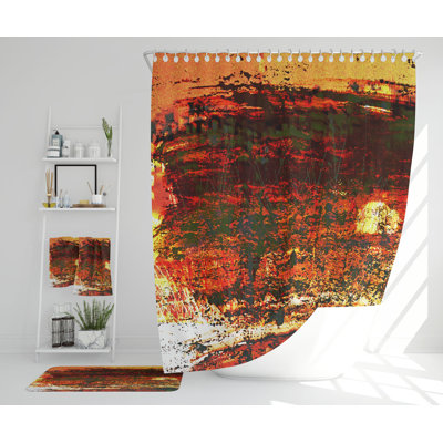 Nati Polyester Shower Curtain Set
