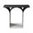 Luca Steel Top End Table