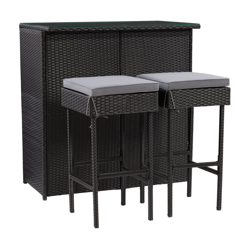Hettye Bar Set with Stools
