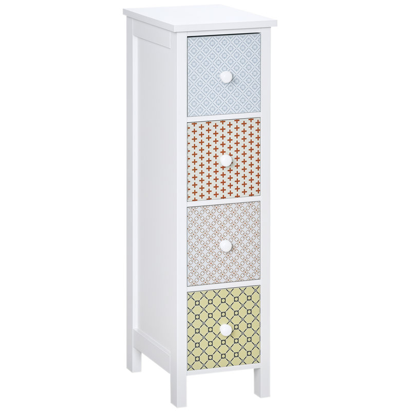 Mettler 25cm W 4 - Drawer Chest of Drawers