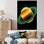 Jaune et vert, planètes de Saturne - art mural de la planète espace-1744383967-1710995265
