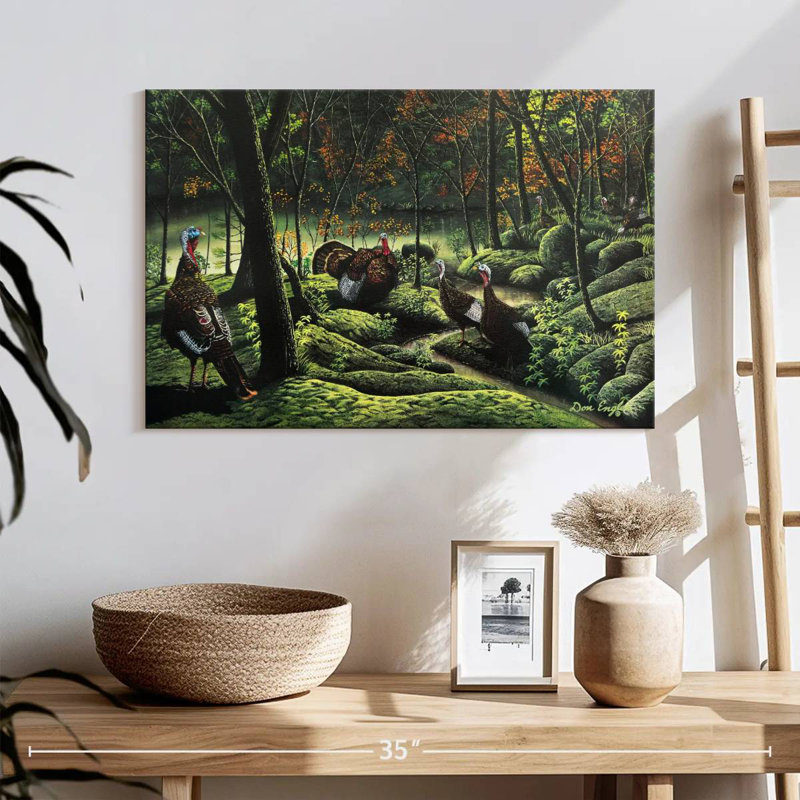 Alvord The Turkey Gathering, 16" H x 24" W
