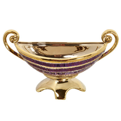 Bol décoratif abstrait en porcelaine Avawatz
