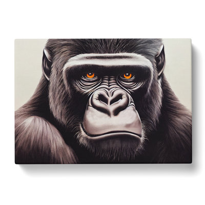 Gorilla - Wrapped Canvas Print