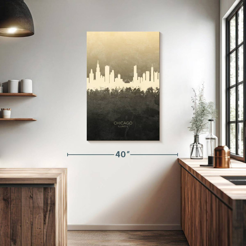 Horizon de Sir Illinois, Chicago, Illinois, H 39 po x l 26 po