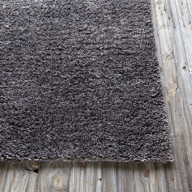 Tapis de zone brune poils longs Plymouth, 2 pi x 3 pi