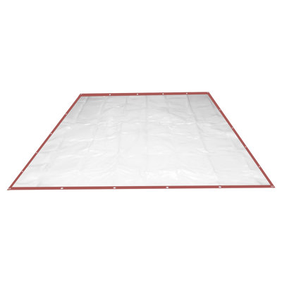 8 * 10FT PVC Waterproof Clear Awning for Patio, Canopies