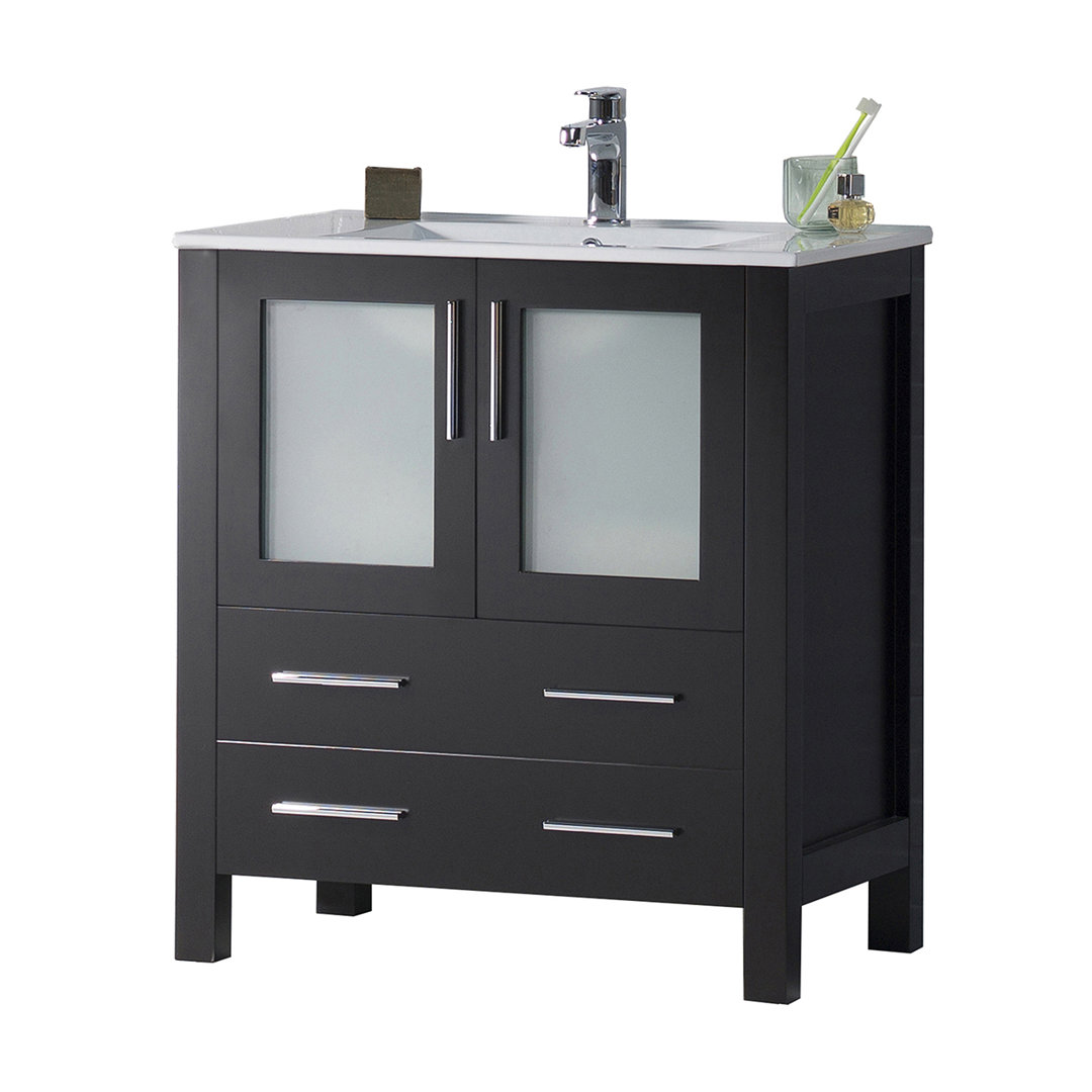 30" Single Bathroom Vanity with Sink Blossom Base 