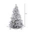 Alberta Flocked Artificial Christmas Tree Unlit-2107726878