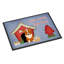 Tapis d'extérieur Rochelle Dog House Corgi-18736096