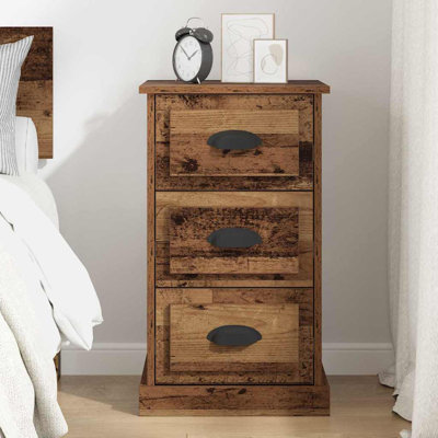 39cm W Manufactured Wood Bedside Table
