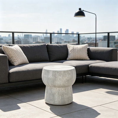 Table basse d'extérieur en tonneau moderne Modern
